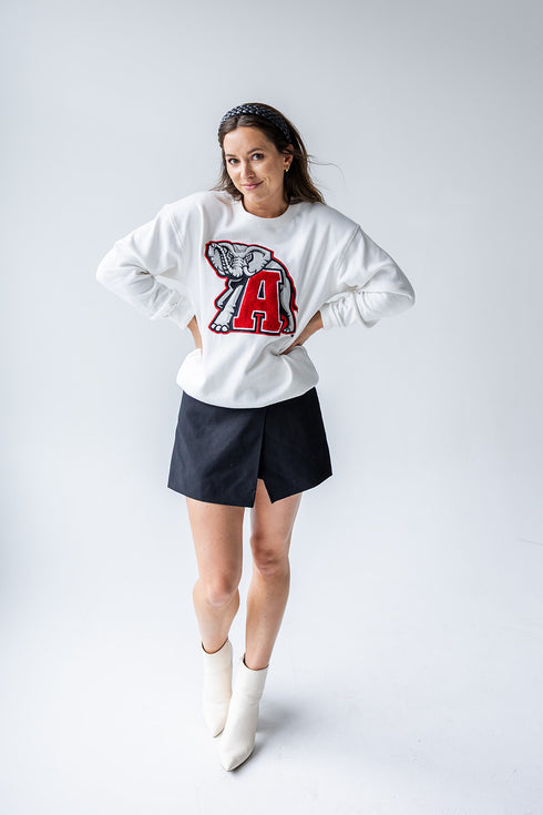Alabama Mascot Chenille Comfort Crew